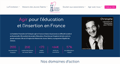 Desktop Screenshot of fondation-echiquier.fr